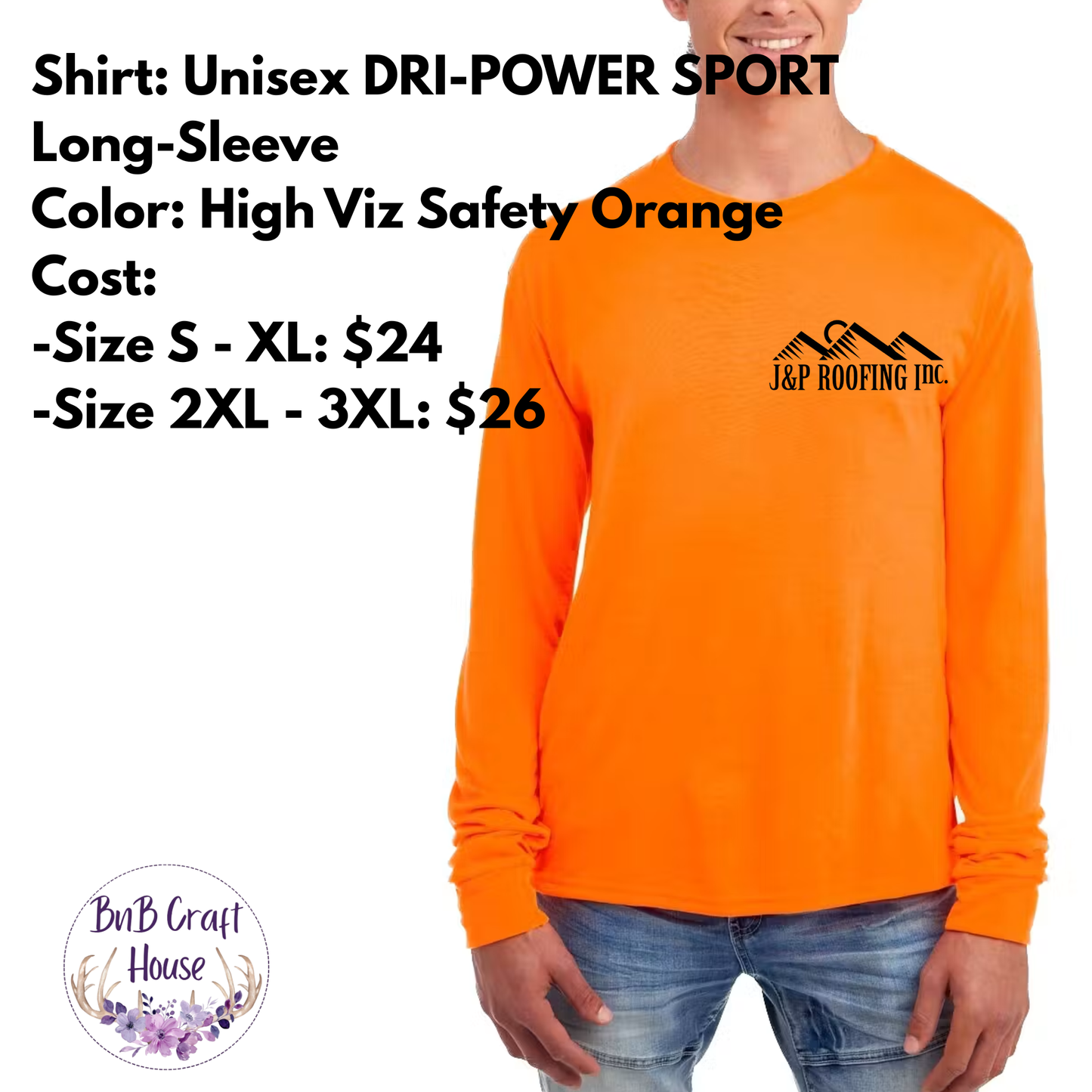 J&P Roofing - Custom Shirts