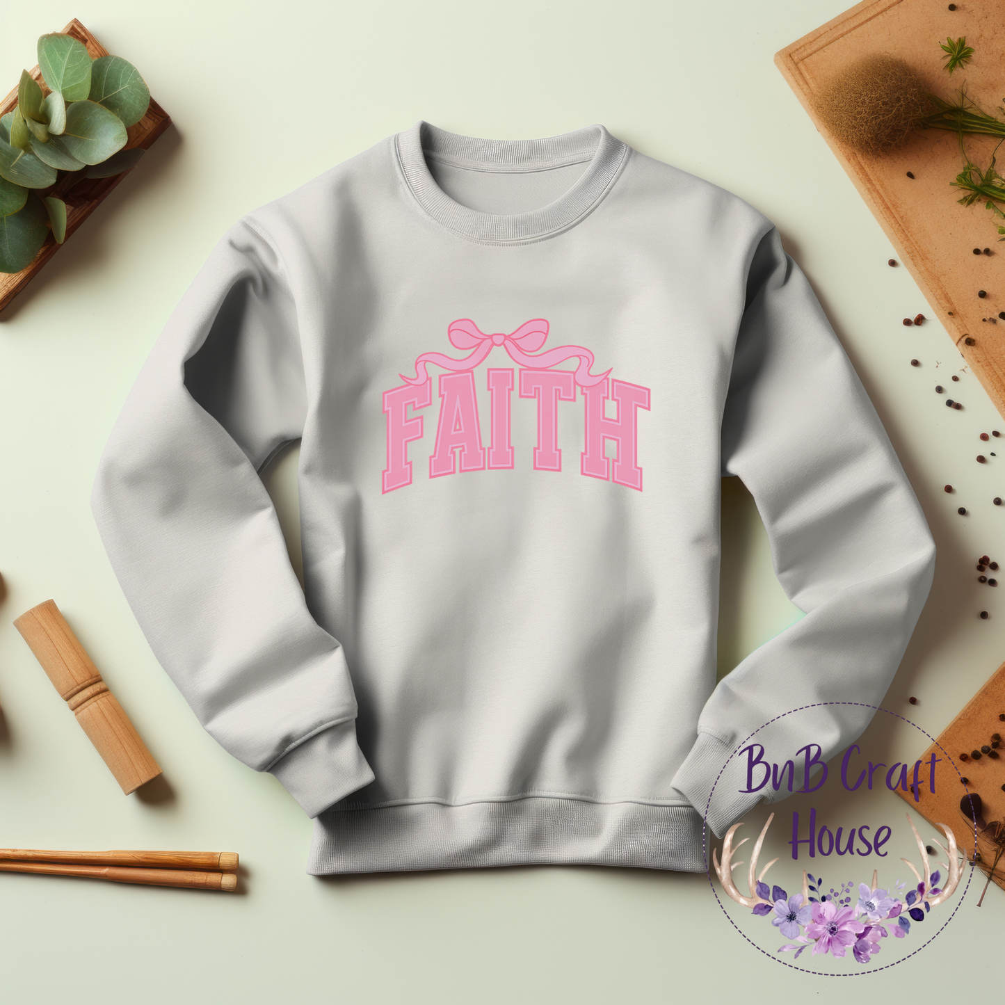 Faith - Pink Bow