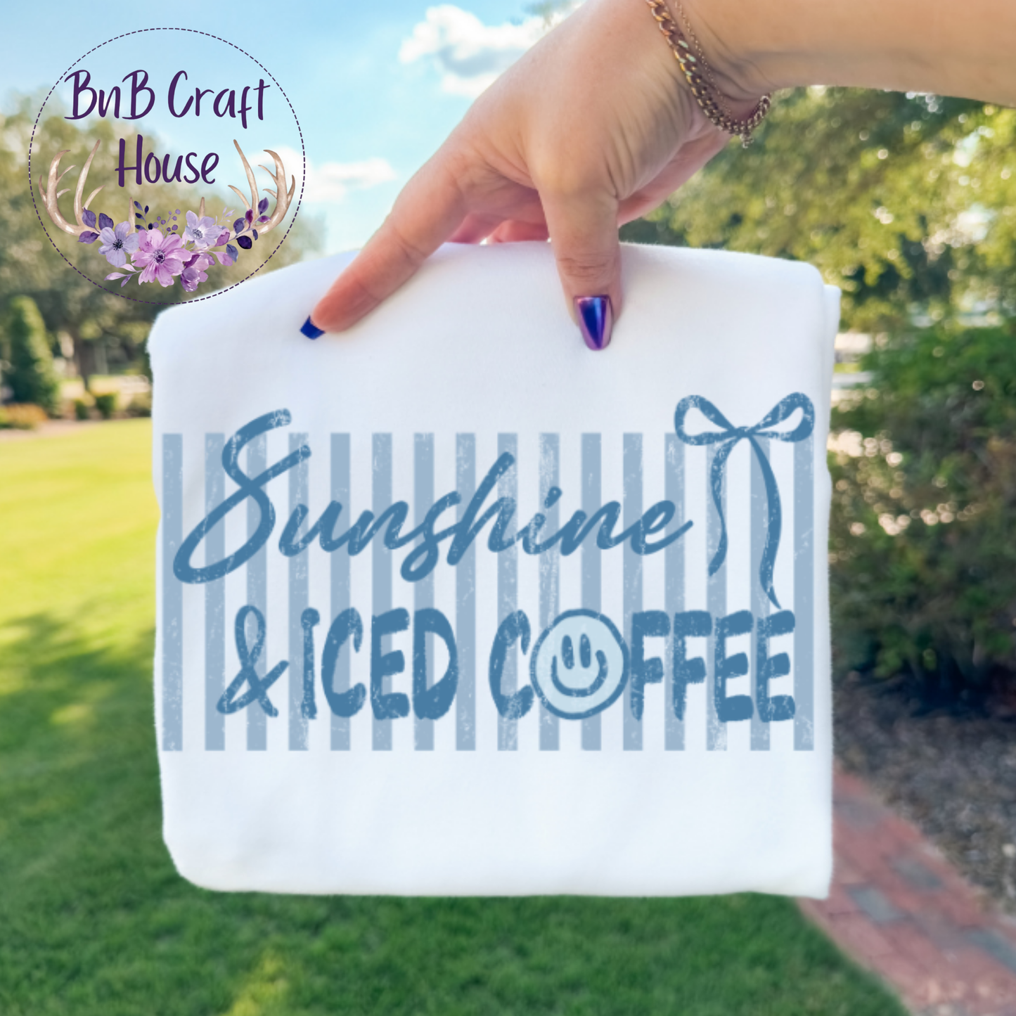 Sunshine & Iced Coffee (Blue)