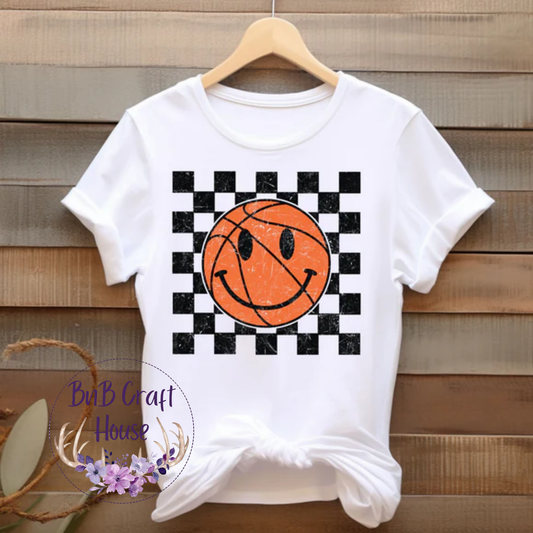 Basketball Checkered | T-shirt