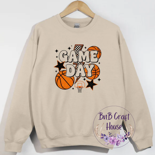 Basketball Game Day Star | Sweatshirt