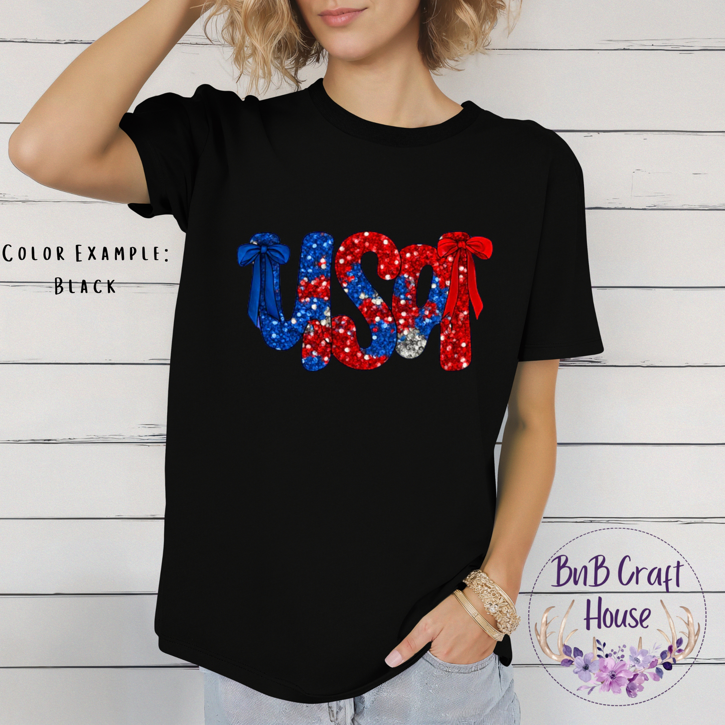 USA Bold Patriotic Sparkle Sequin