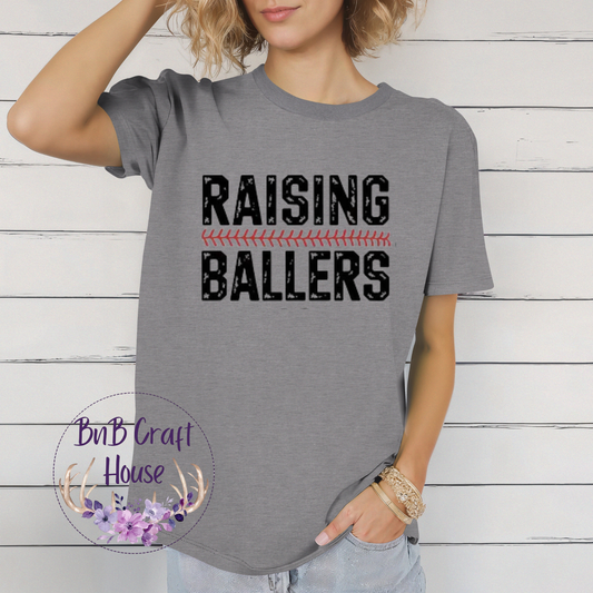 Baseball Rasing Ballers | T-shirt