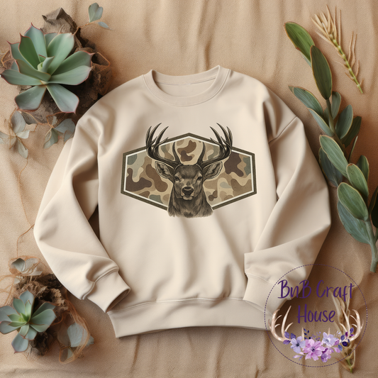 Camo Antler Buck