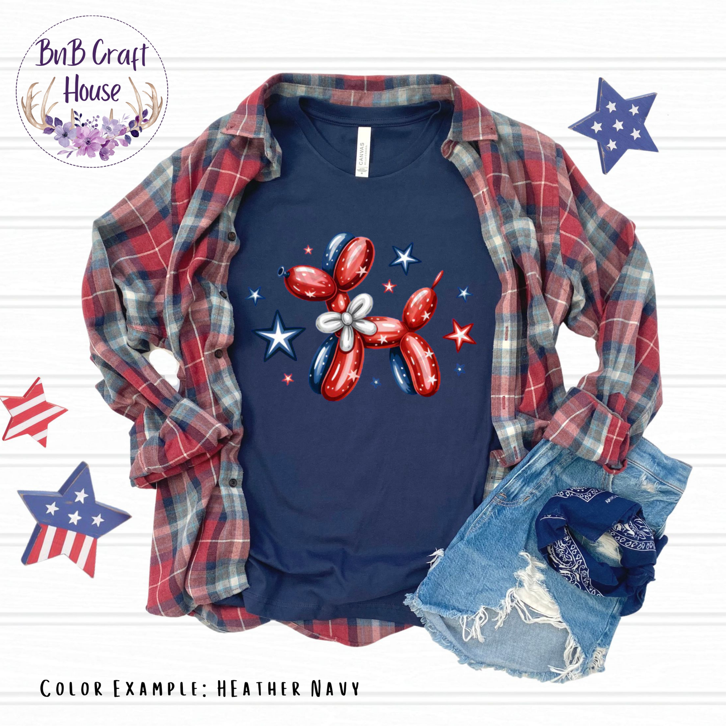 Patriotic Balloon Pup