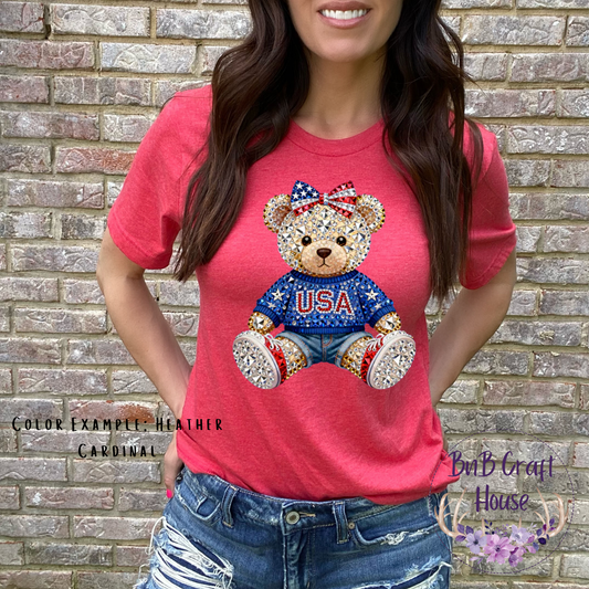 Patriotic USA Teddy Bear