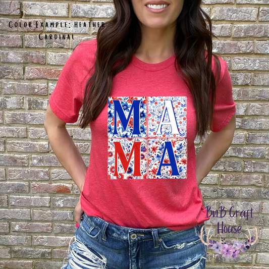 Patriotic MAMA Floral