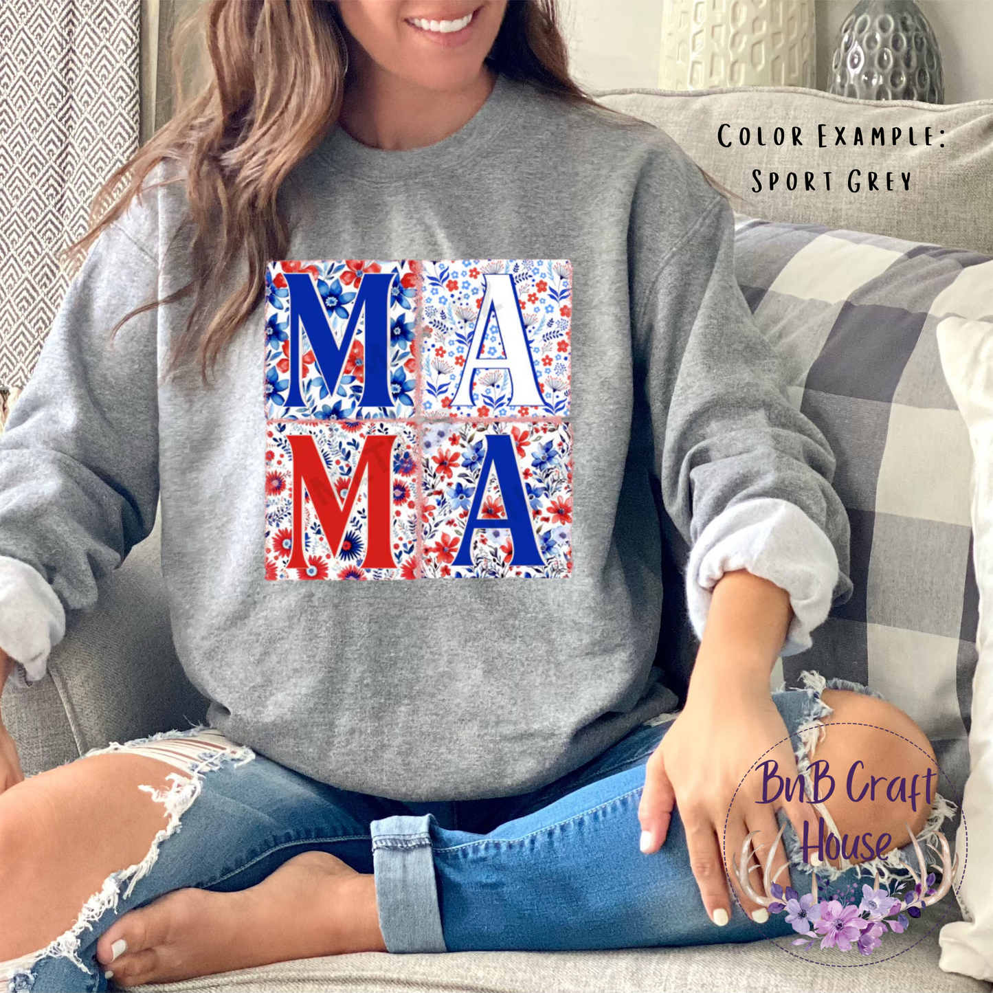 Patriotic MAMA Floral