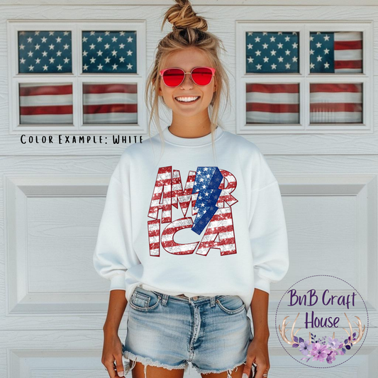 AMERICA Lightning Bolt