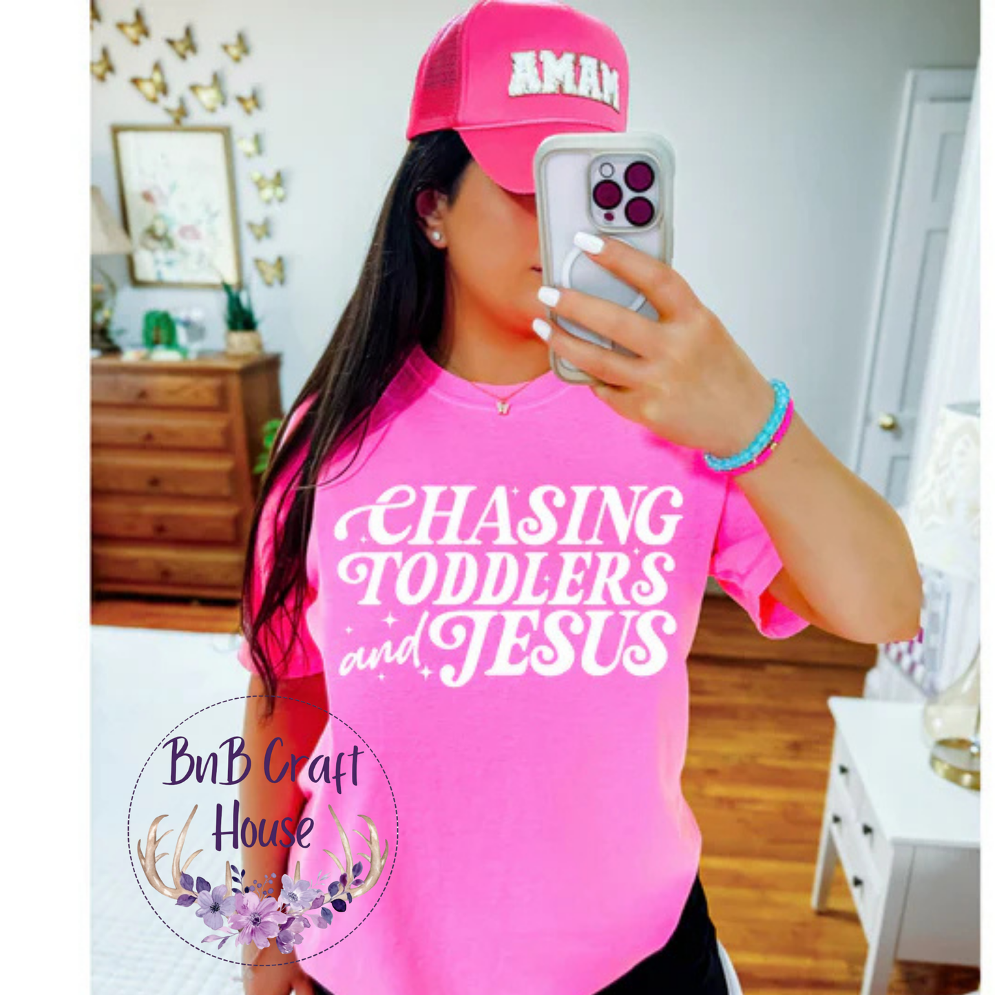 Chasing Toddlers and Jesus | T-shirt