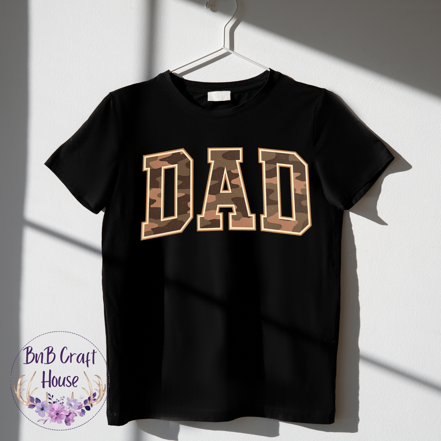 DAD Camo Block Letters