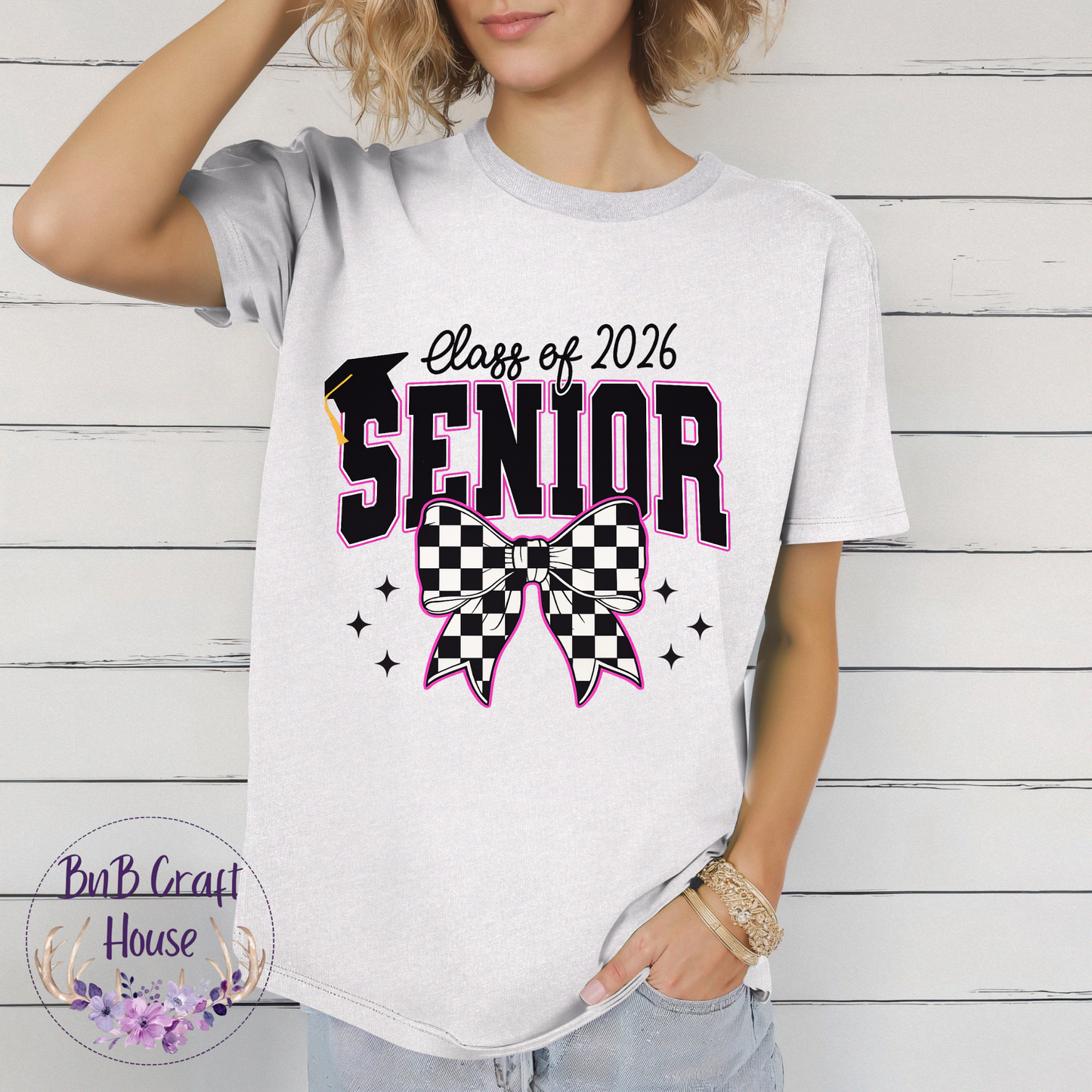 Senior | Class of 2026 | Checkered Bow