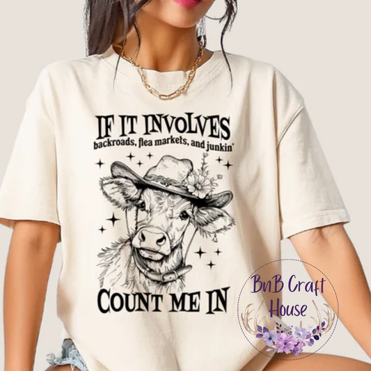 Backroads Cow | T-shirt