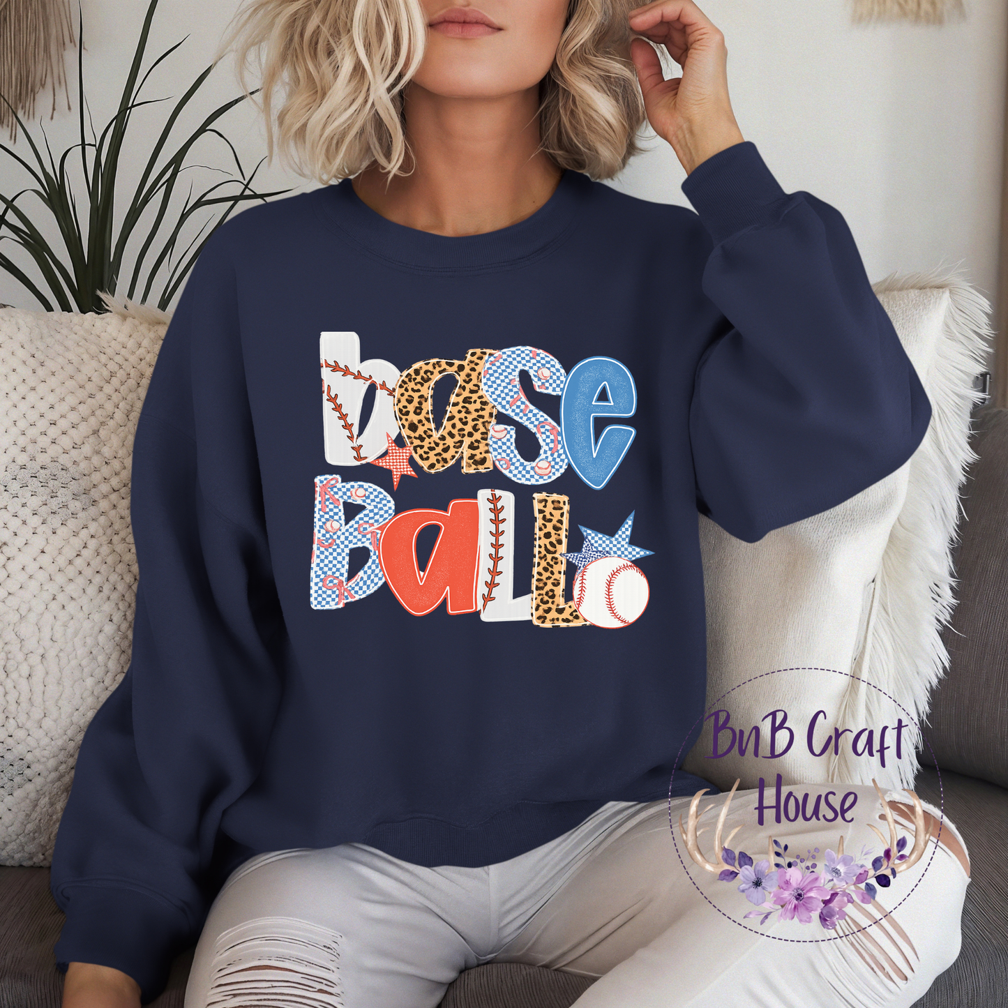 Baseball Mixed-Pattern | Sweatshirt