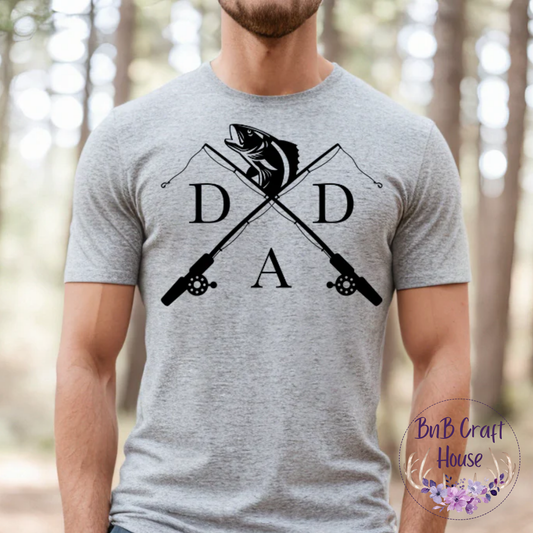 Dad with Fishing Poles